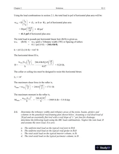 Solution Manual For Structural Wood Design: ASD/LRFD, 2nd Edition - Page 6 preview image