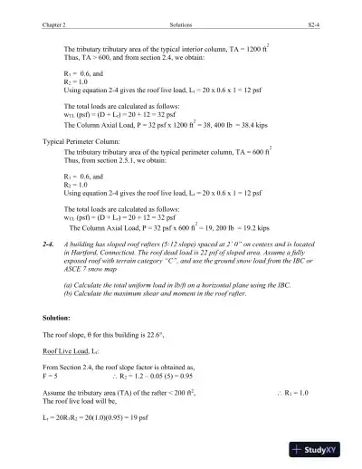 Solution Manual For Structural Wood Design: ASD/LRFD, 2nd Edition - Page 8 preview image