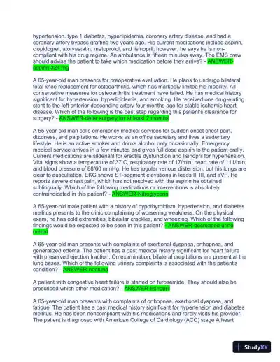 2023 MSN622 Final Exam with Answers (117 Solved Questions) - Page 4 preview image