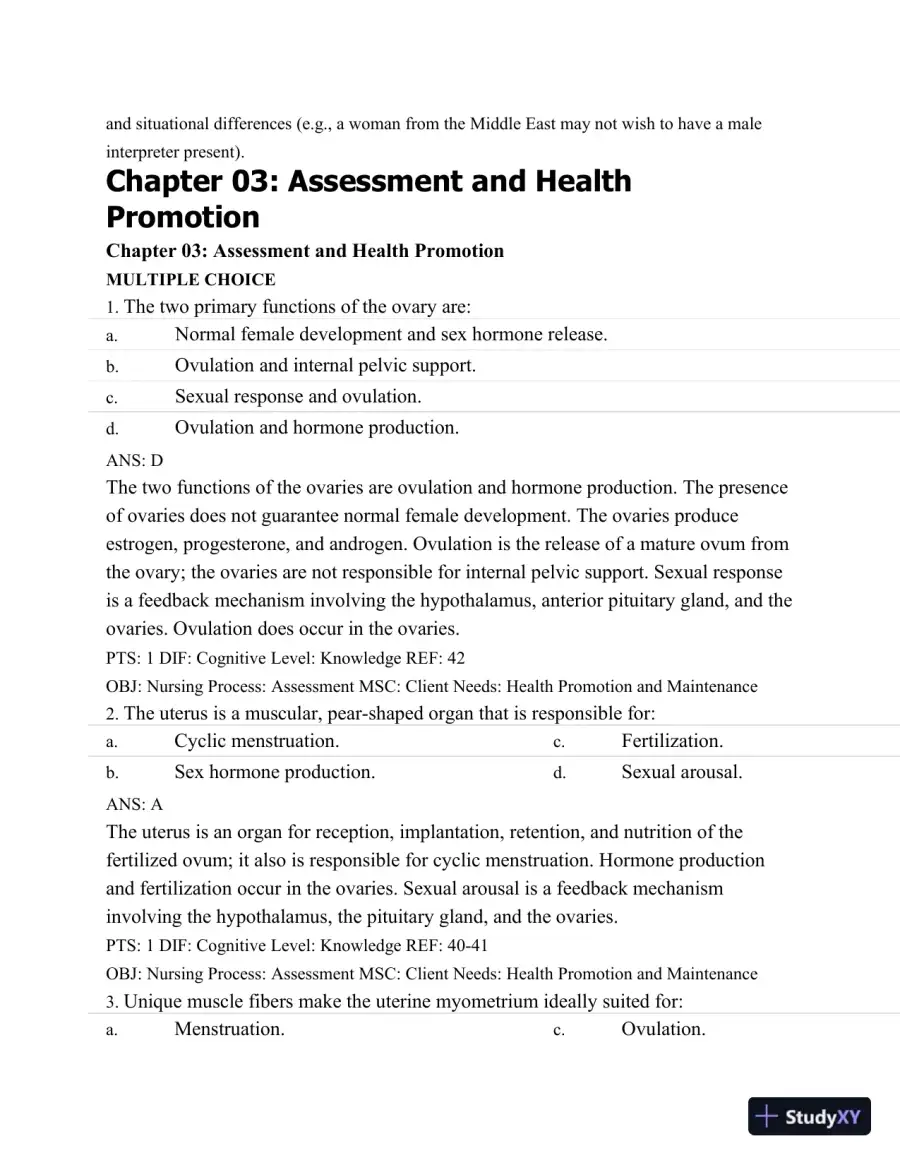 Test Bank For Maternal Child Nursing Care, 5th Edition, page 27