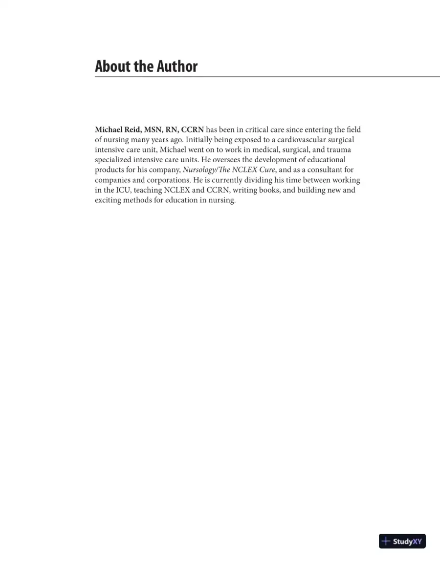 McGraw-Hill Education CCRN Review, 1st Edition (2021), page 11