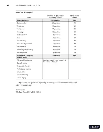 McGraw-Hill Education CCRN Review, 1st Edition (2021) - Page 14 preview image