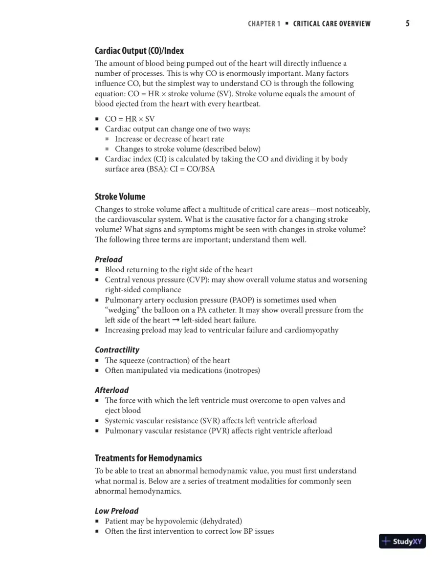 McGraw-Hill Education CCRN Review, 1st Edition (2021), page 19