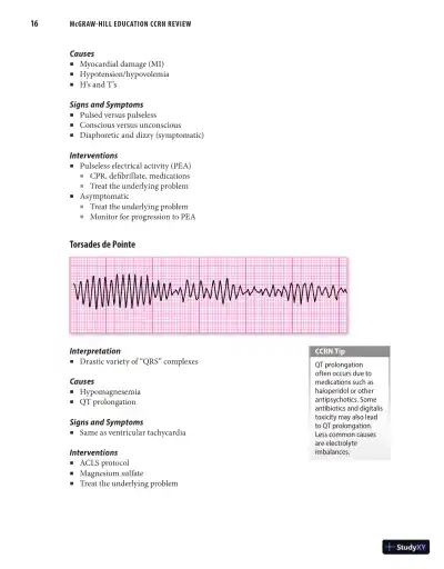 McGraw-Hill Education CCRN Review, 1st Edition (2021) - Page 30 preview image