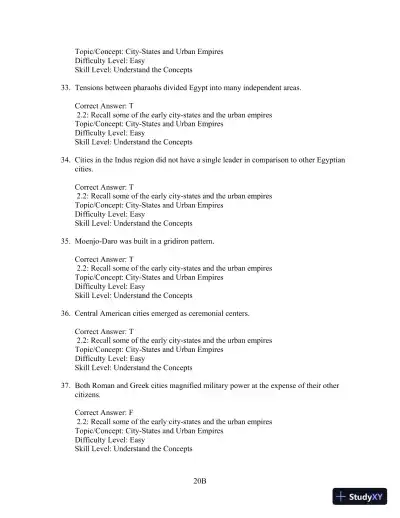 Test Bank for Cities and Urban Life, 7th Edition - Page 20 preview image