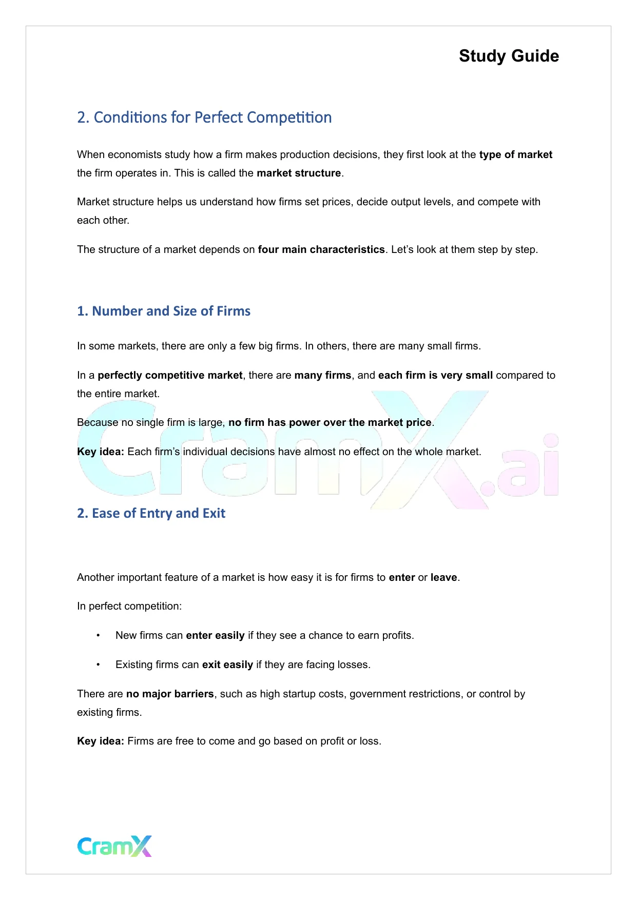 Economics - Perfect Competition - Page 6 preview image