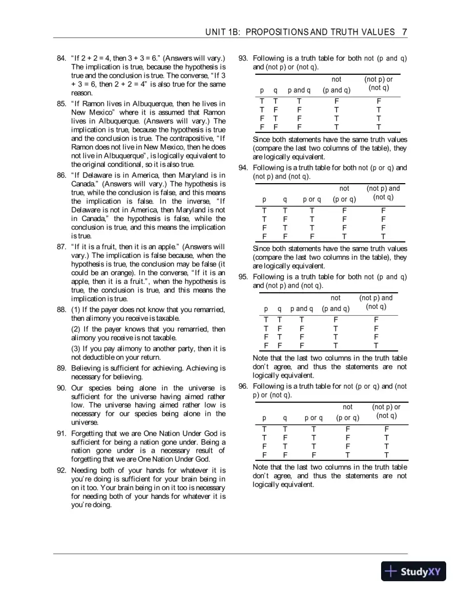Solution Manual for Using and Understanding Mathematics: A Quantitative Reasoning Approach, 7th edition, page 11