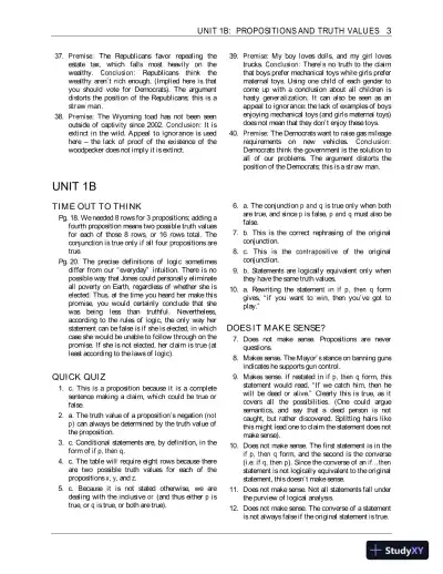 Solution Manual for Using and Understanding Mathematics: A Quantitative Reasoning Approach, 7th edition - Page 7 preview image