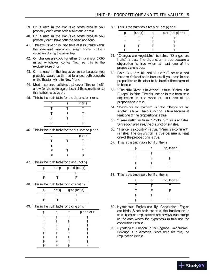 Solution Manual for Using and Understanding Mathematics: A Quantitative Reasoning Approach, 7th edition, page 9