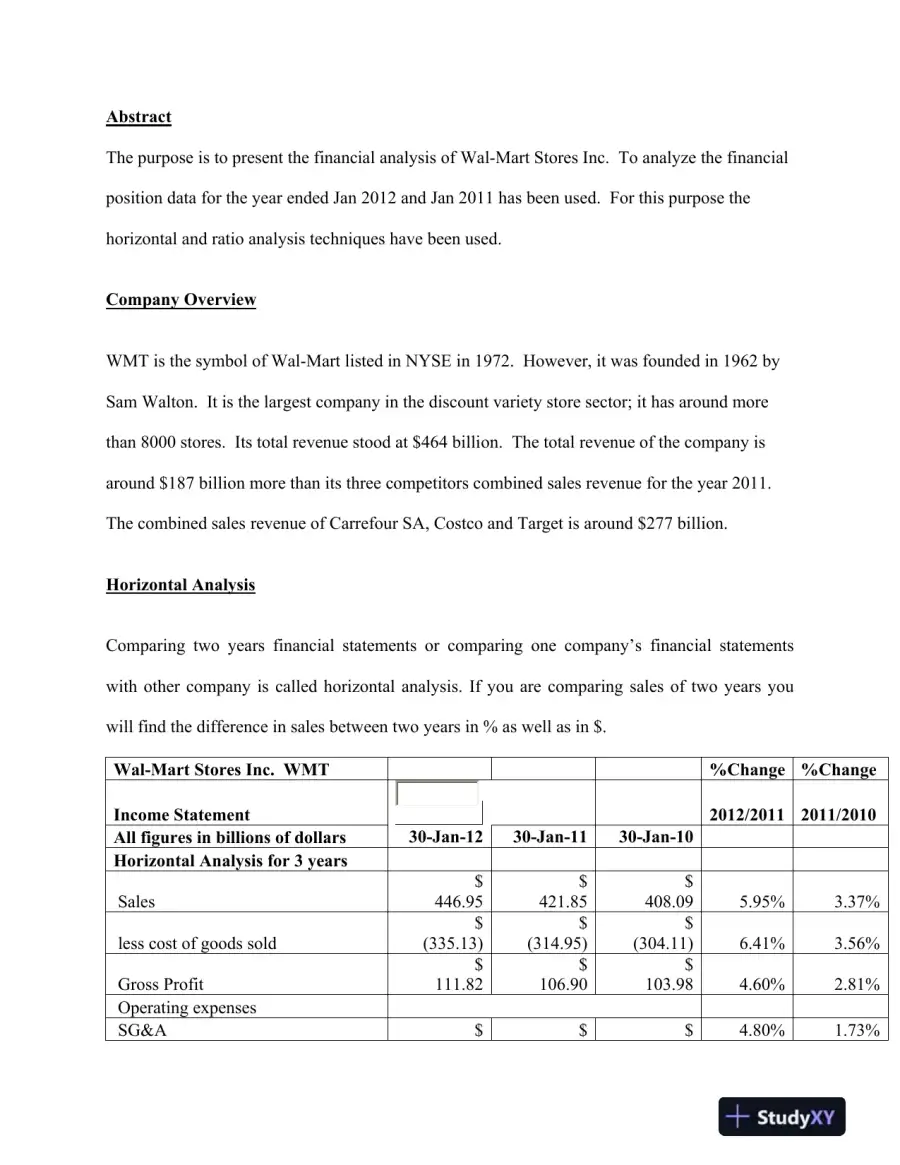 ACC 205 Financial Statement Analysis, page 3