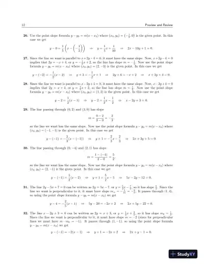 Solution Manual for Calculus For Biology and Medicine, 4th Edition - Page 14 preview image