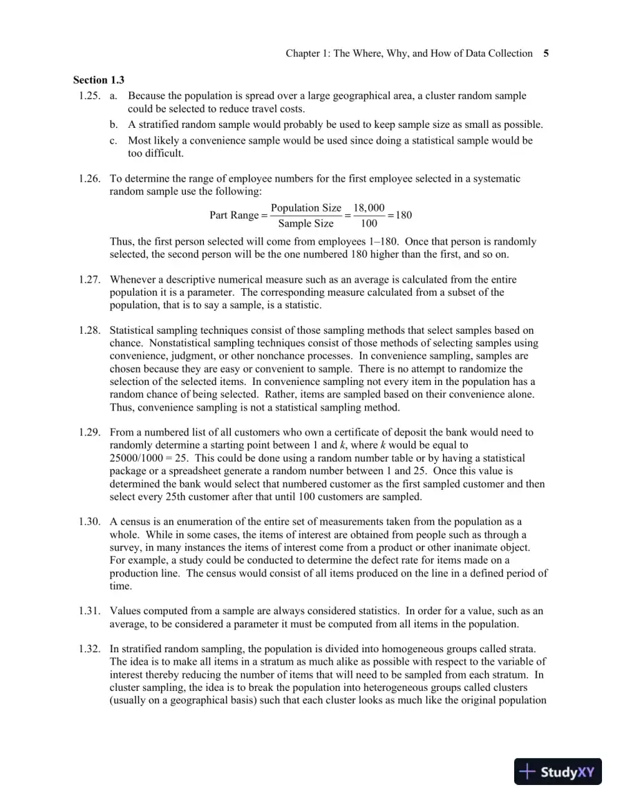 Solution Manual for Business Statistics, Global Edition, 10th Edition, page 11