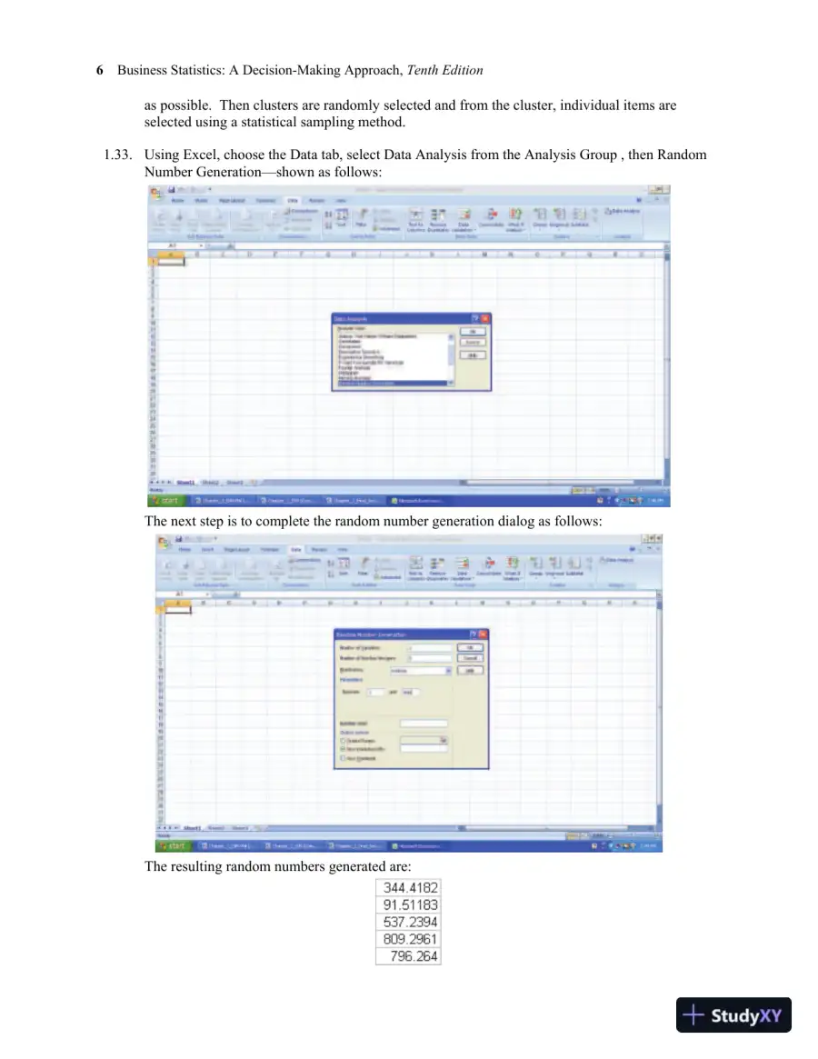 Solution Manual for Business Statistics, Global Edition, 10th Edition, page 12