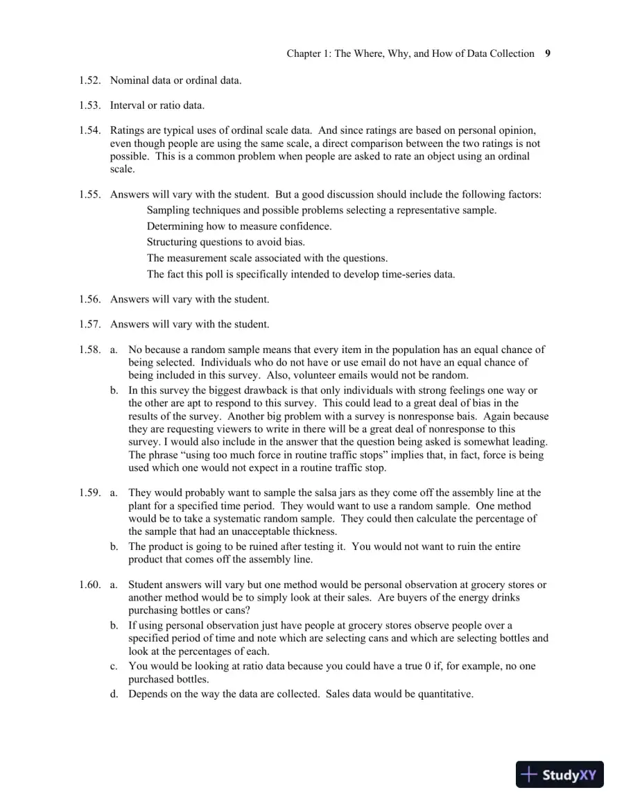 Solution Manual for Business Statistics, Global Edition, 10th Edition, page 15