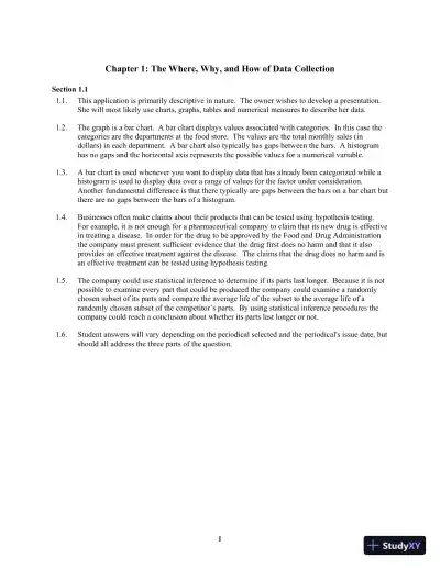 Solution Manual for Business Statistics, Global Edition, 10th Edition - Page 7 preview image