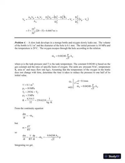 Solution Manual For Gas Dynamics, 3rd Edition - Page 4 preview image