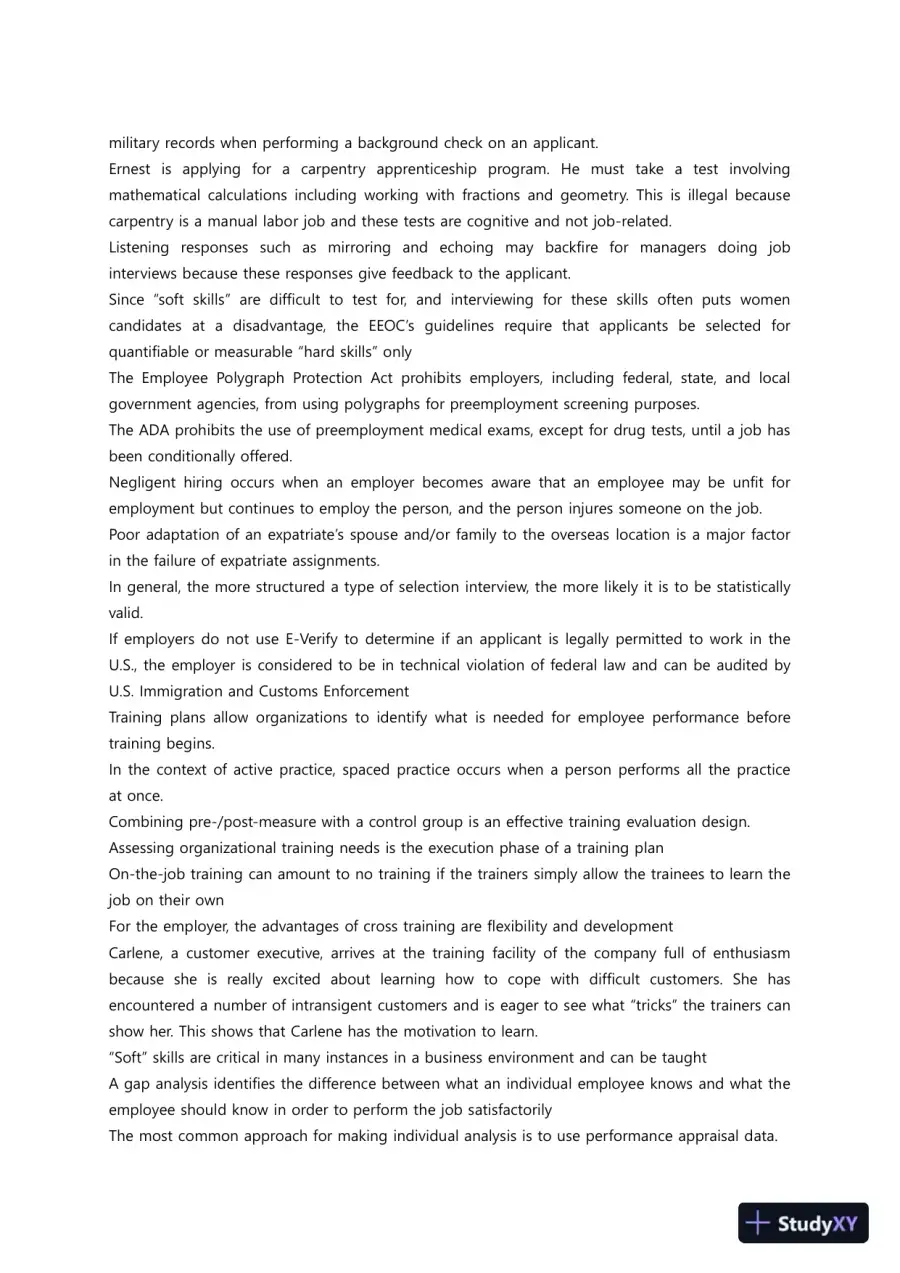 Liberty University BUSI 342 Exam 2 Quiz 2 Test Correct Answers, page 3