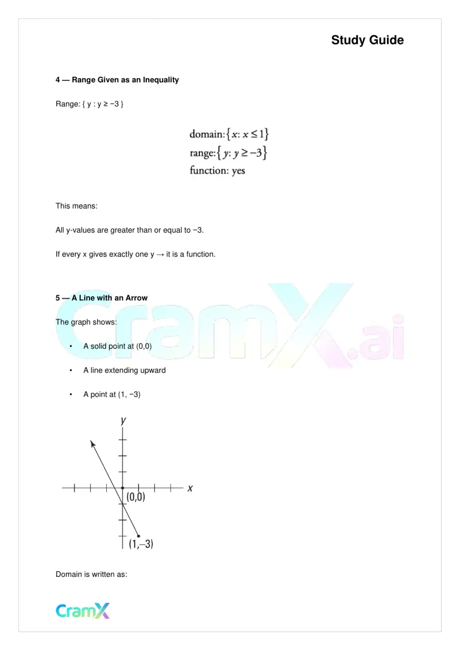 Algebra I – Functions and Variations, page 10