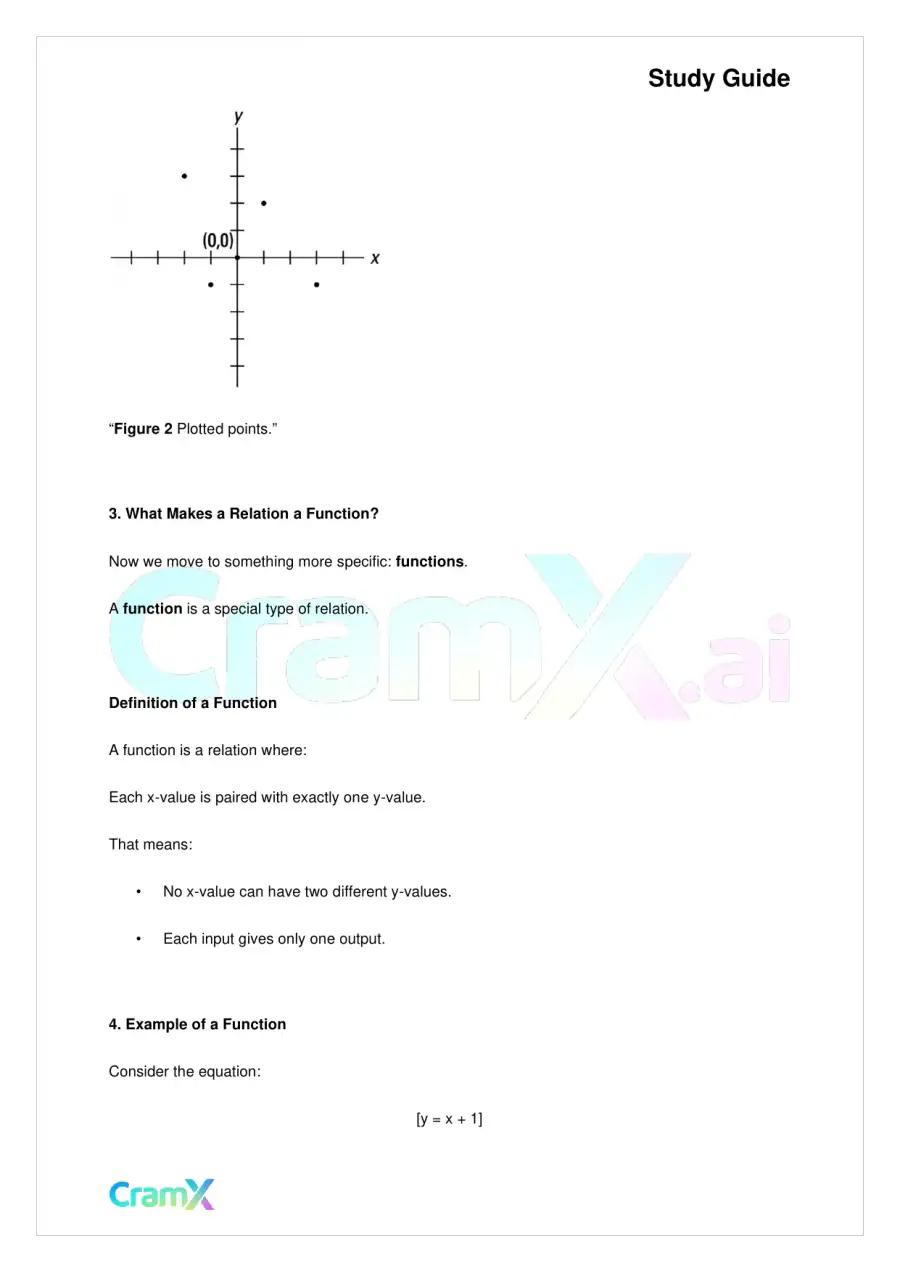 Algebra I – Functions and Variations, page 3