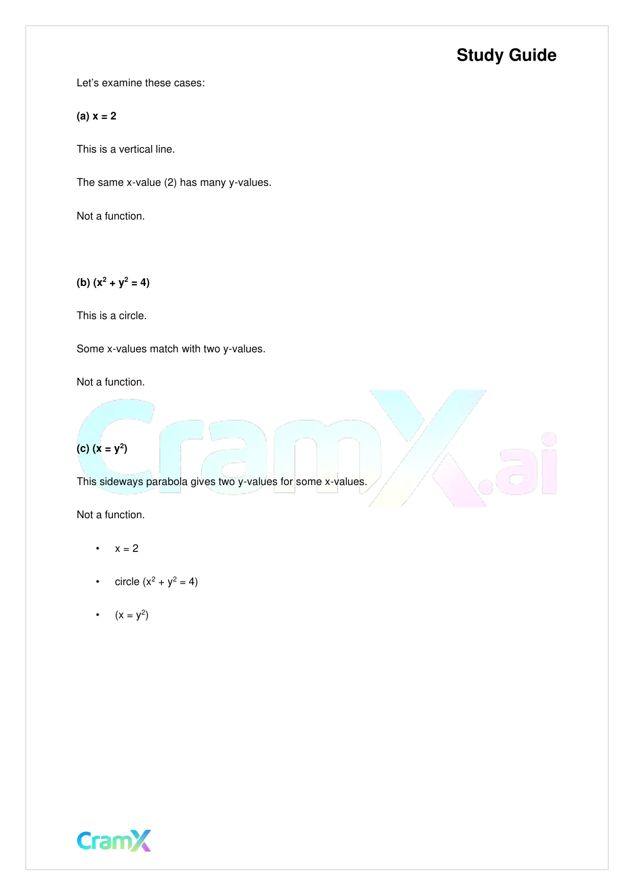 Algebra I – Functions and Variations - Page 6 preview image