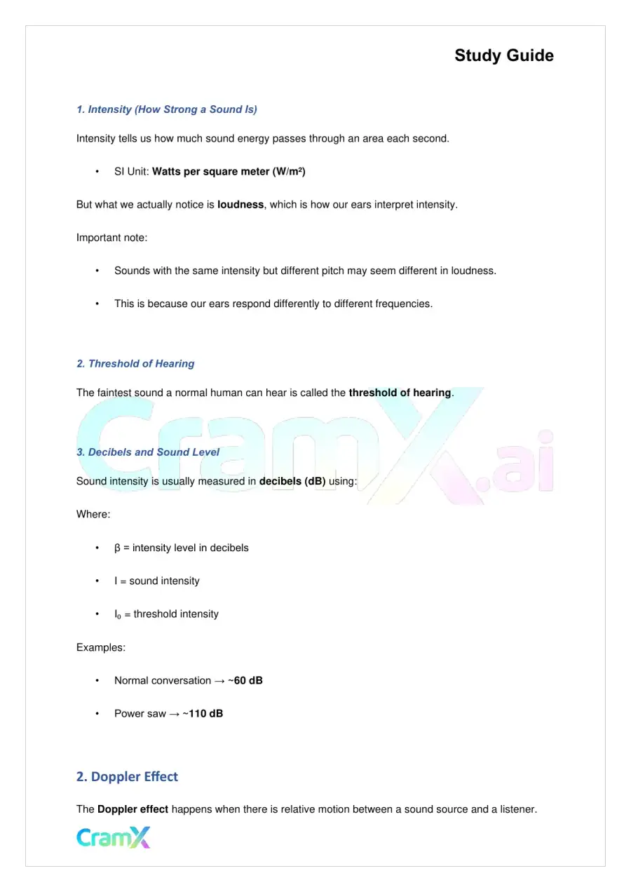 Physics – Waves and Sound, page 2