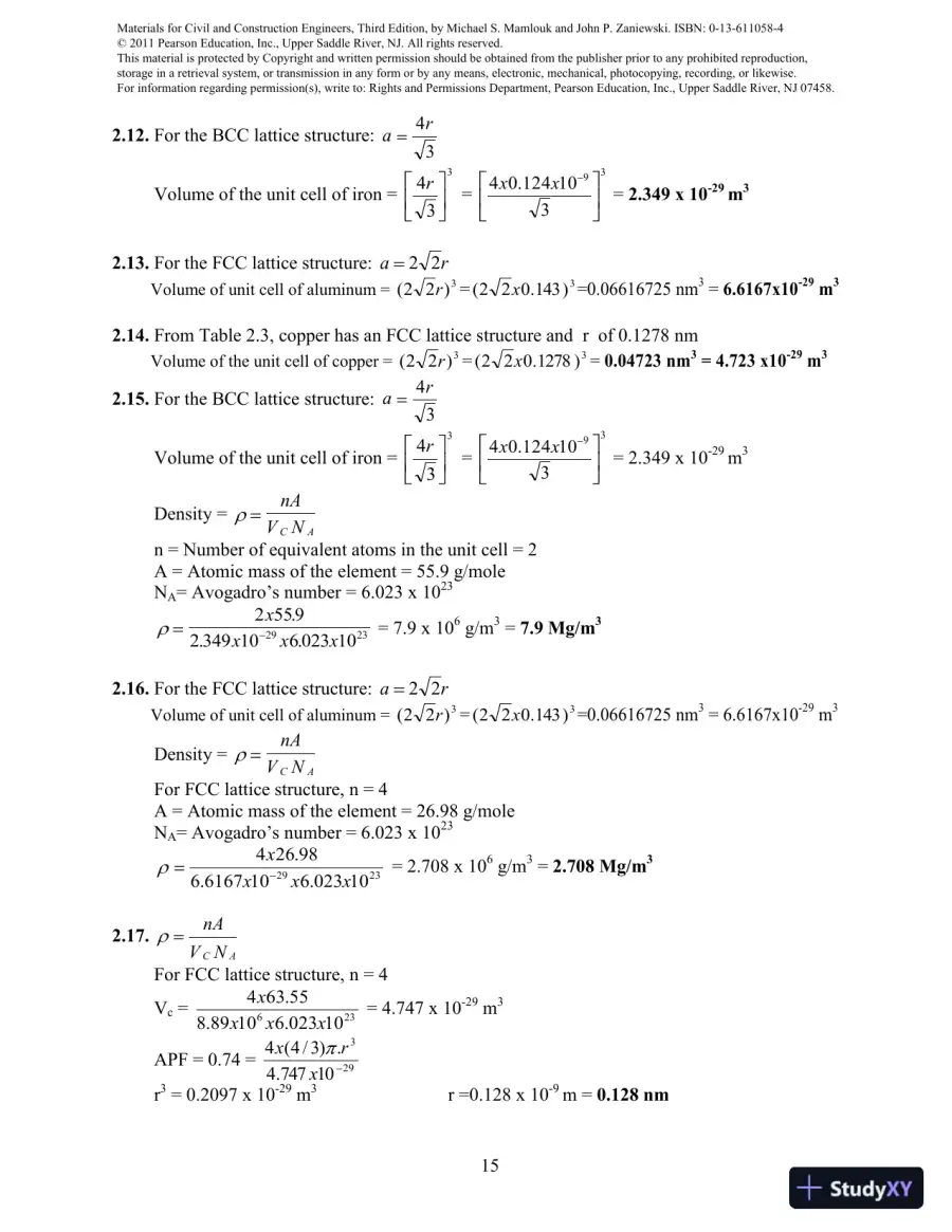 Solution Manual For Materials For Civil And Construction Engineers, 3rd Edition, page 16