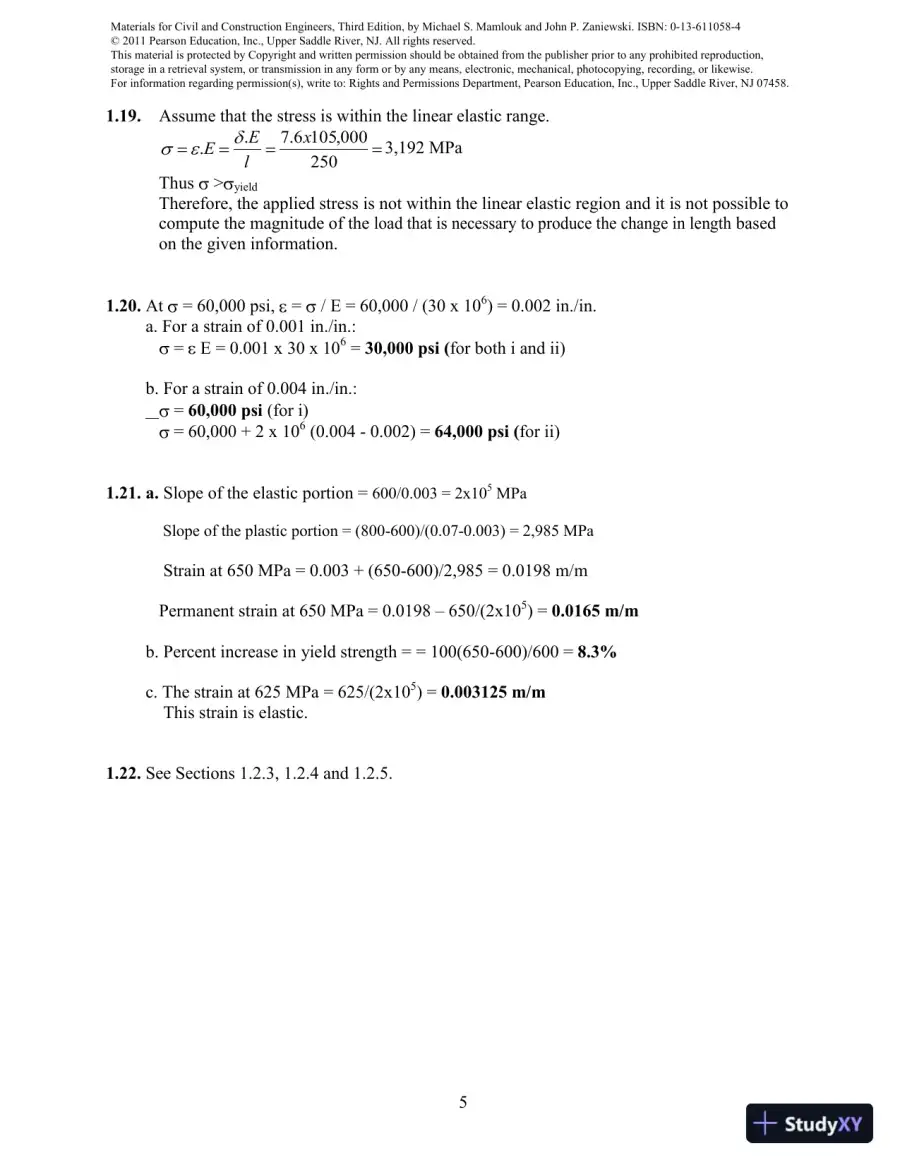 Solution Manual For Materials For Civil And Construction Engineers, 3rd Edition, page 6