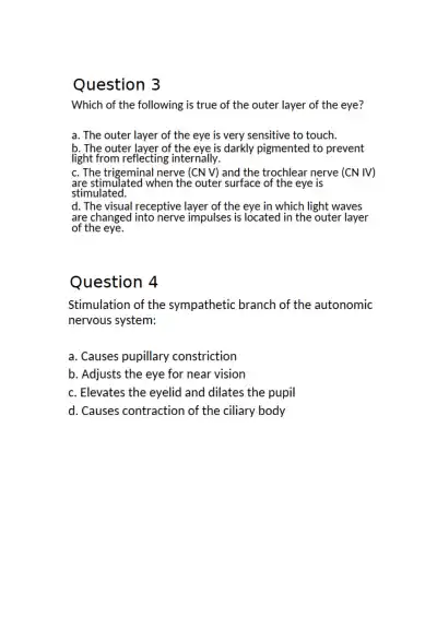 NSG 3160 NCLEX Review Chapter 15 - Page 2 preview image