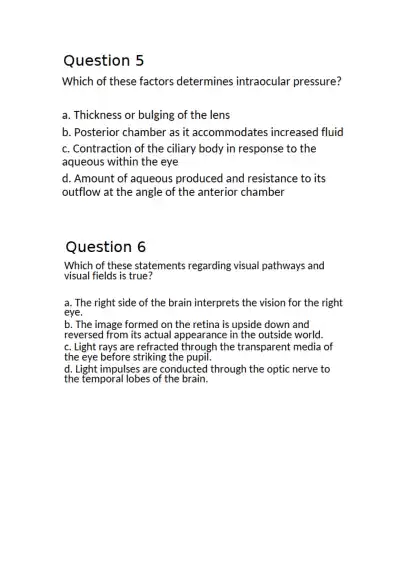 NSG 3160 NCLEX Review Chapter 15 - Page 3 preview image
