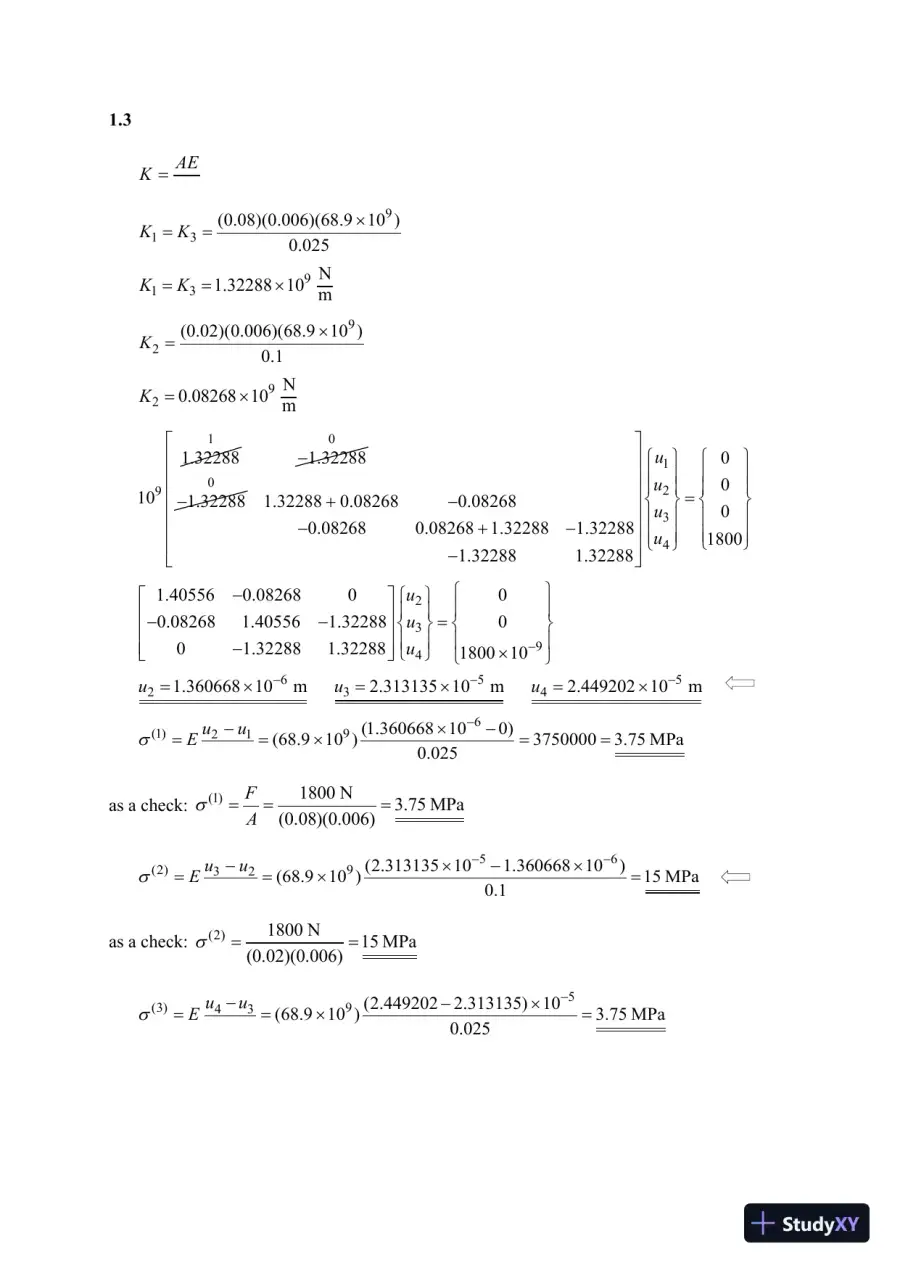 Solution Manual for Finite Element Analysis: Theory and Application with ANSYS, 5th Edition, page 6