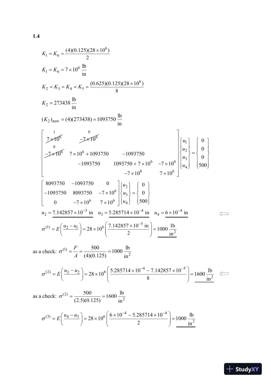 Solution Manual for Finite Element Analysis: Theory and Application with ANSYS, 5th Edition, page 7