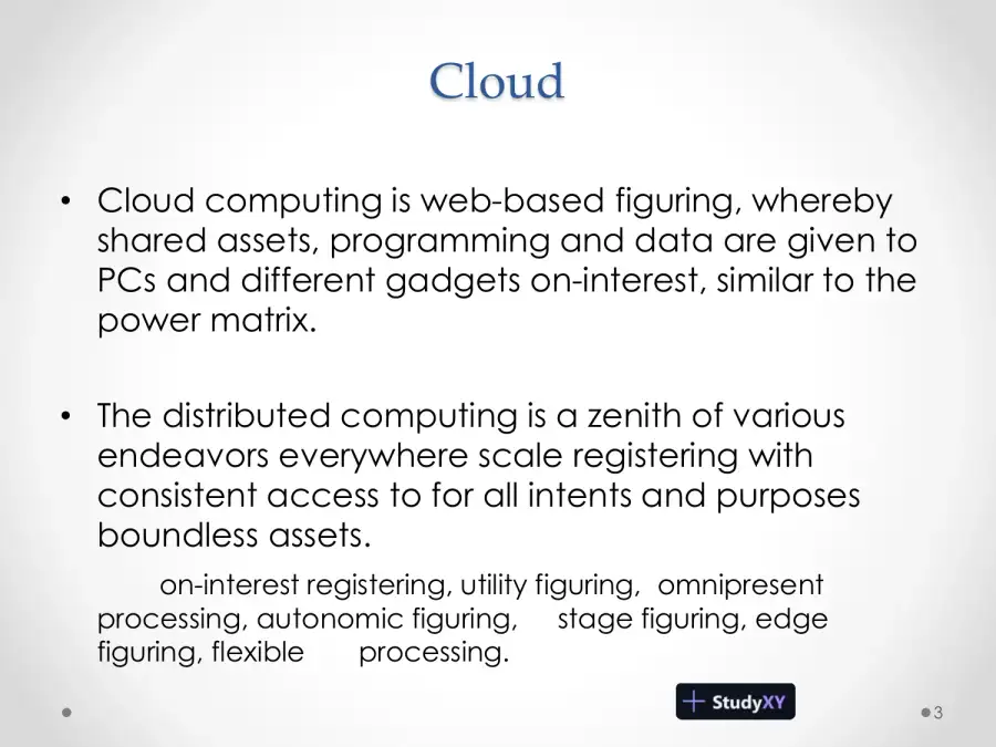 Cloud Computing For Market Advantage, page 3