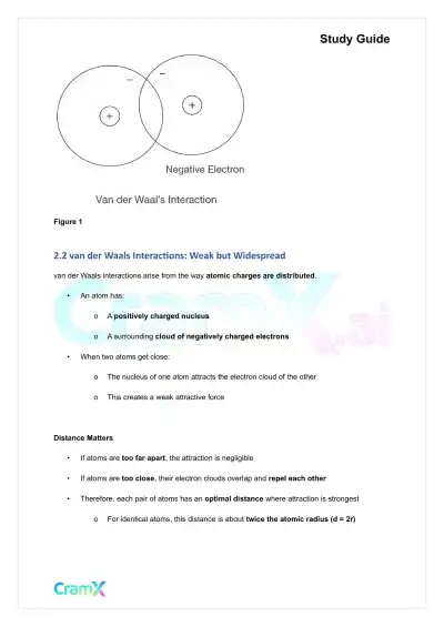 Biochemistry I - The Importance of Weak Interactions - Page 6 preview image