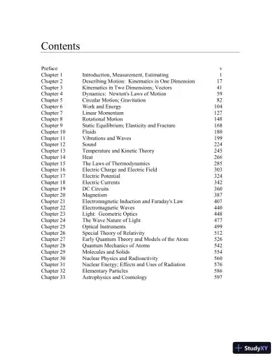 Test Bank For Physics: Principles with Applications, 6th Edition - Page 1 preview image