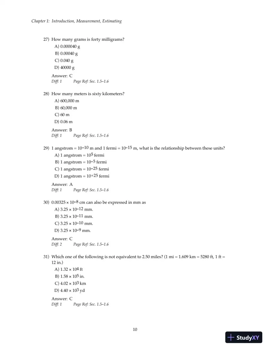 Test Bank For Physics: Principles with Applications, 6th Edition, page 15
