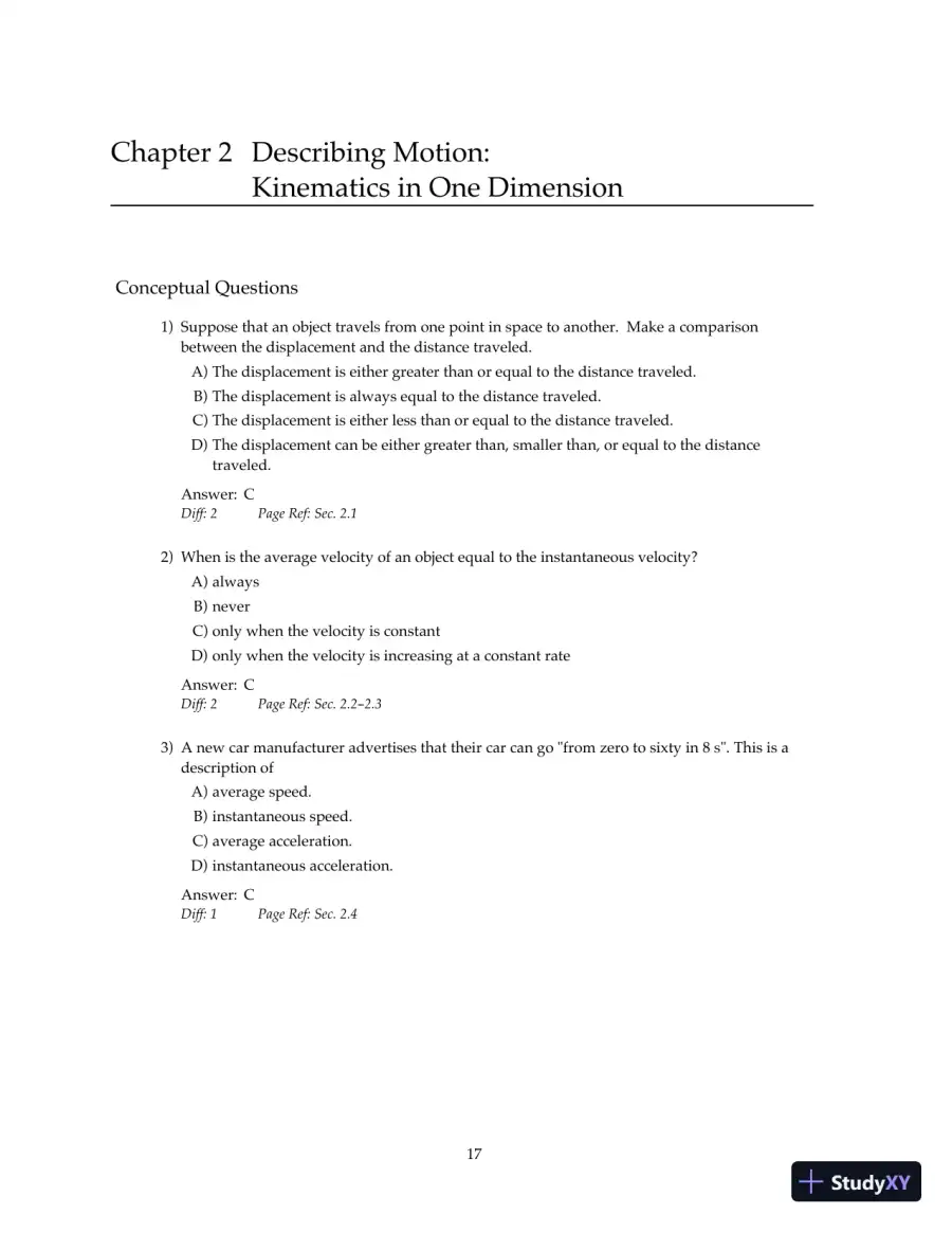 Test Bank For Physics: Principles with Applications, 6th Edition, page 22
