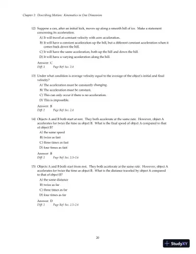 Test Bank For Physics: Principles with Applications, 6th Edition - Page 25 preview image