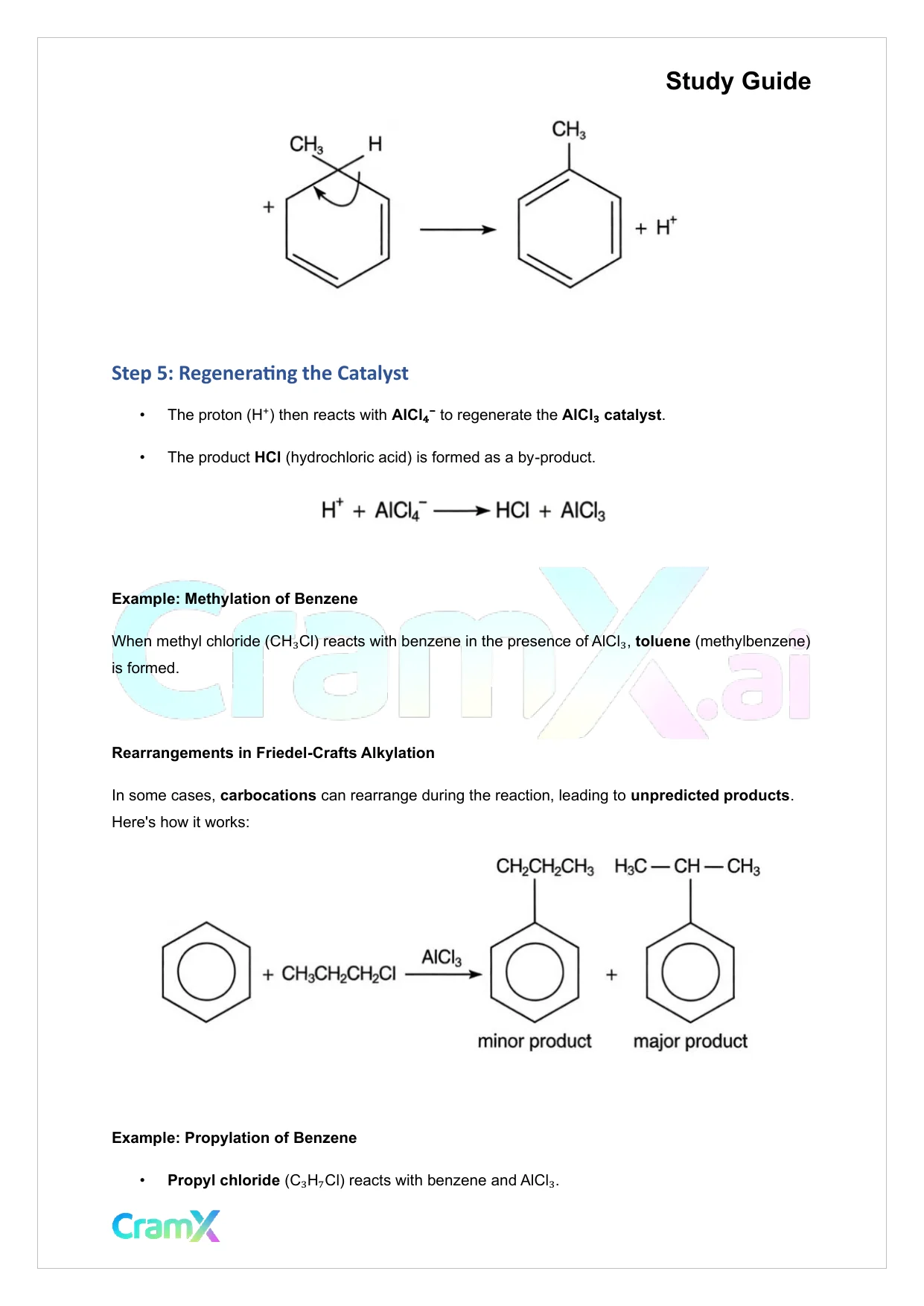 Organic Chemistry II - Reactions of Aromatic Compounds - Page 3 preview image