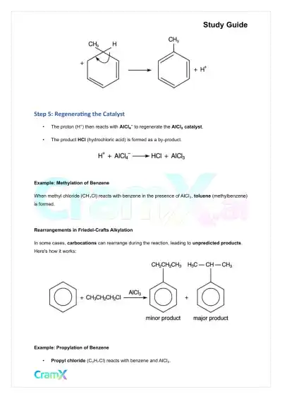 Organic Chemistry II - Reactions of Aromatic Compounds - Page 3 preview image