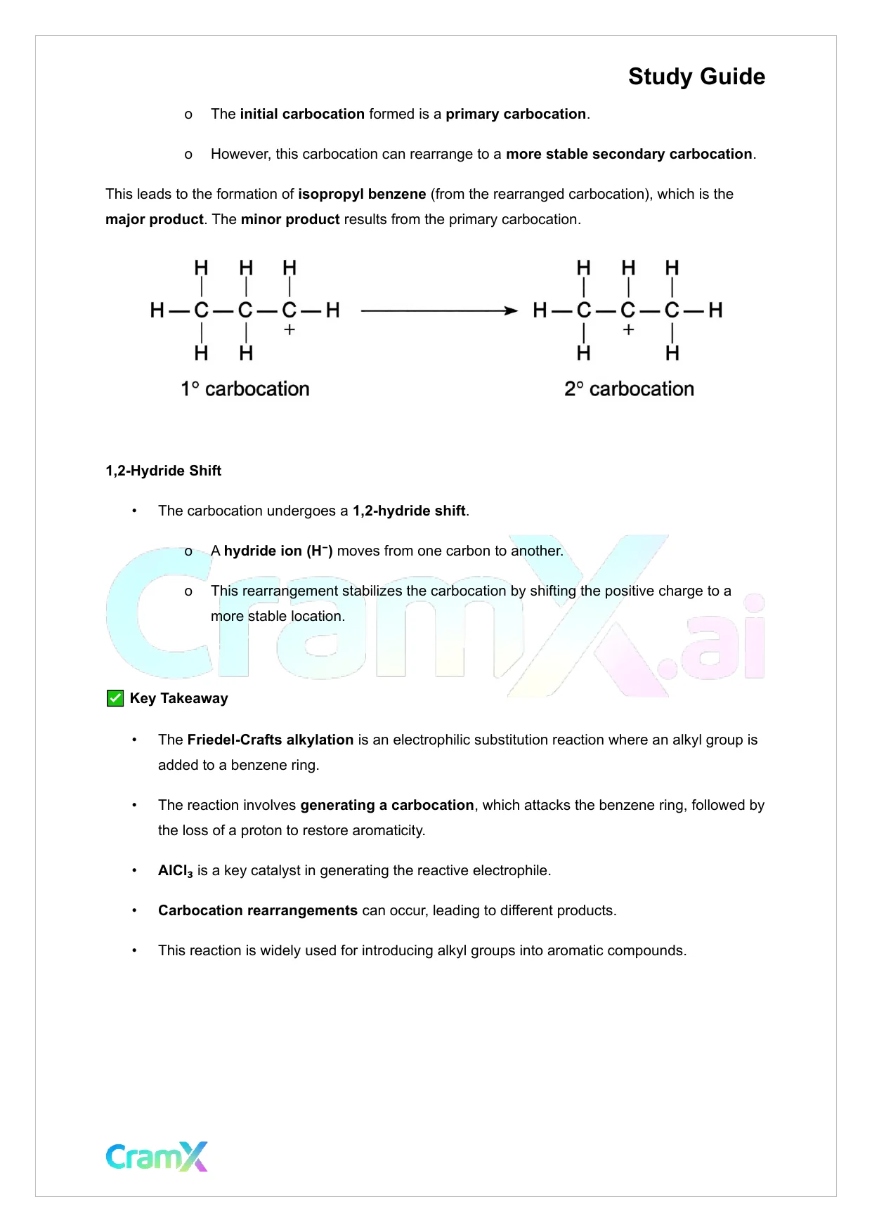 Organic Chemistry II - Reactions of Aromatic Compounds - Page 4 preview image