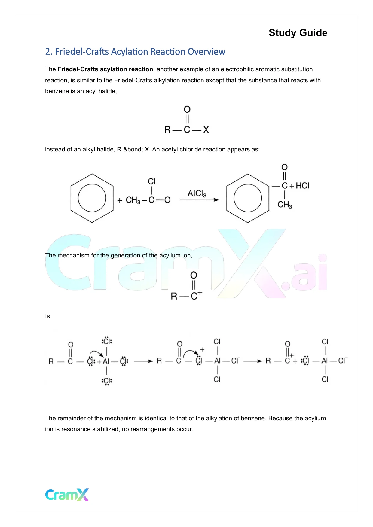 Organic Chemistry II - Reactions of Aromatic Compounds - Page 5 preview image