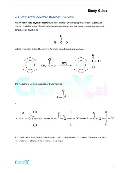 Organic Chemistry II - Reactions of Aromatic Compounds - Page 5 preview image