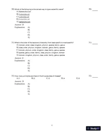Microbiology: Basic and Clinical Principles, 1st Edition Test Bank - Page 12 preview image
