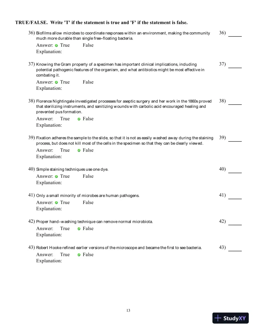 Microbiology: Basic and Clinical Principles, 1st Edition Test Bank, page 14