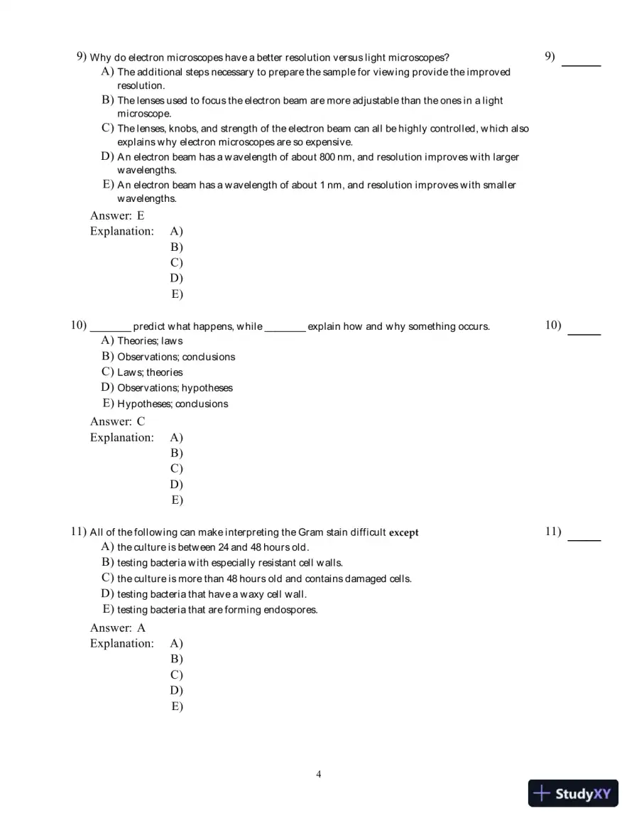 Microbiology: Basic and Clinical Principles, 1st Edition Test Bank, page 5