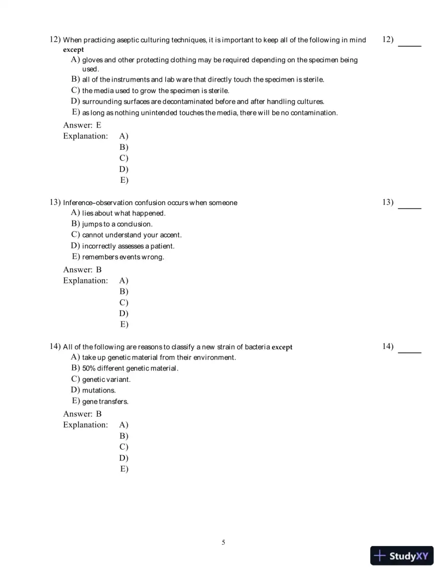 Microbiology: Basic and Clinical Principles, 1st Edition Test Bank, page 6