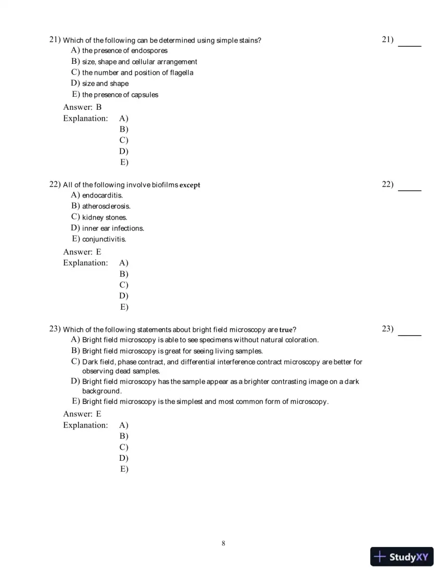 Microbiology: Basic and Clinical Principles, 1st Edition Test Bank, page 9