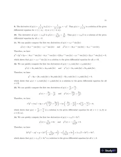 Solution Manual For Differential Equations And Linear Algebra, 3rd Edition - Page 12 preview image