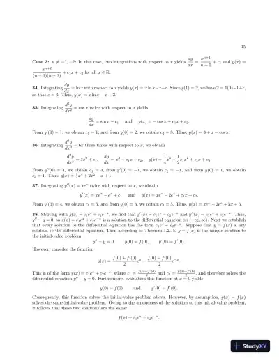 Solution Manual For Differential Equations And Linear Algebra, 3rd Edition - Page 16 preview image