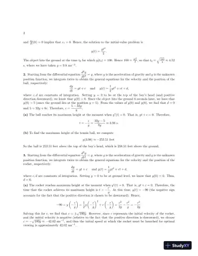 Solution Manual For Differential Equations And Linear Algebra, 3rd Edition - Page 3 preview image